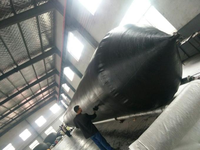 Big Carrying Capacity Inflatable Boat Lift Bags , Pneumatic Lifting