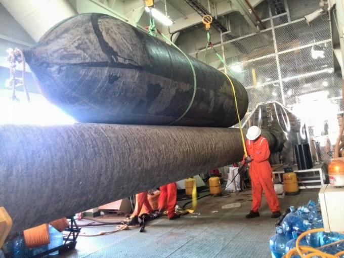 Big Capacity Marine Salvage Airbags Large Diameter Inflatable Pontoon Airbag