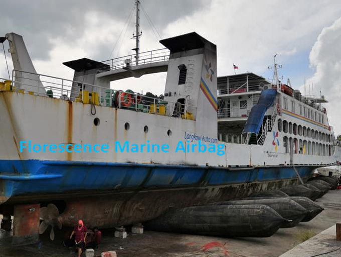 Marine Docking Rubber Balloon Airbag Ship Launching Boat Lift Air Bags