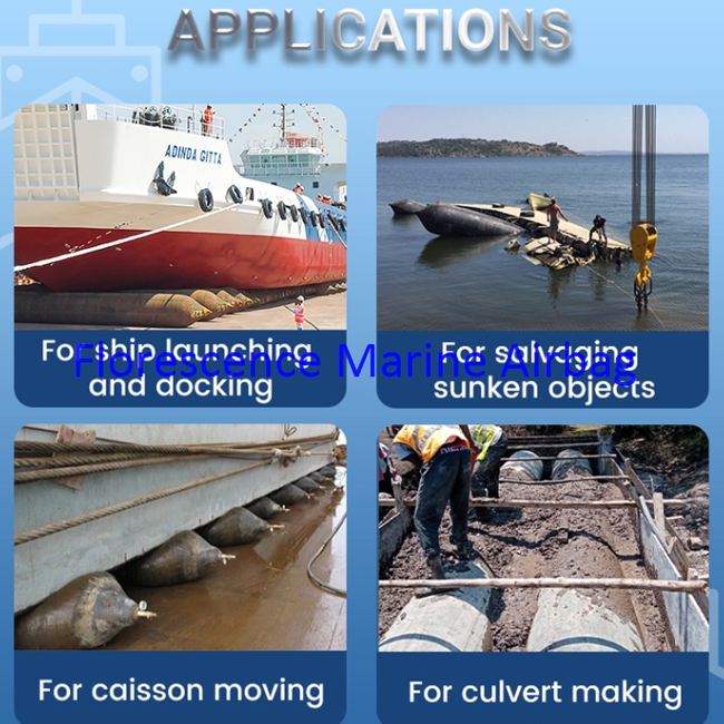 Marine Salvage Airbags For Lifting Sunken Ships From China