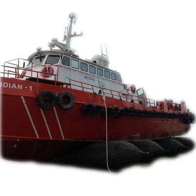 ISO 14409 Black Marine Airbags Ship Launching Airbag Culvert Application