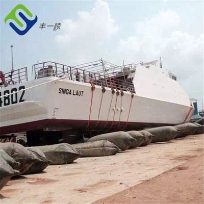 Marine Natrual Rubber Ship Launching Airbags Inflatable 9 Layers