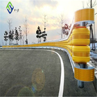 Highway Traffic Driveway EVA Plastic Roller System Guard Rail Rolling Barrier