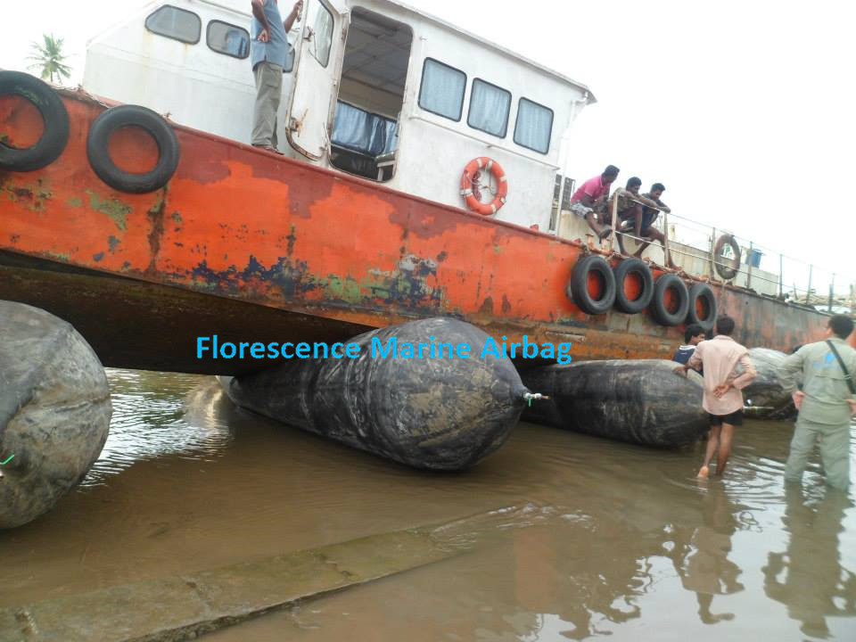 Florescence Shipyard Ship Marine Rubber Airbag For Lifting Floating