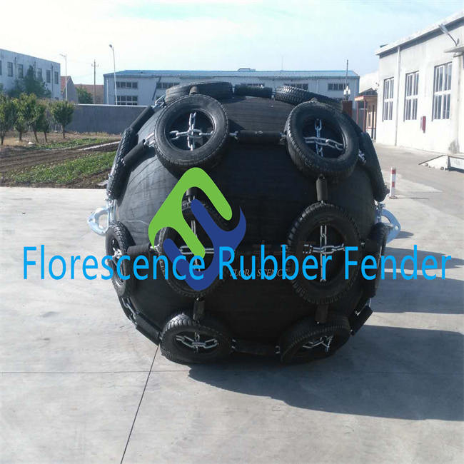 Yokohama Pneumatic Rubber Fender With Chain And Tire Net