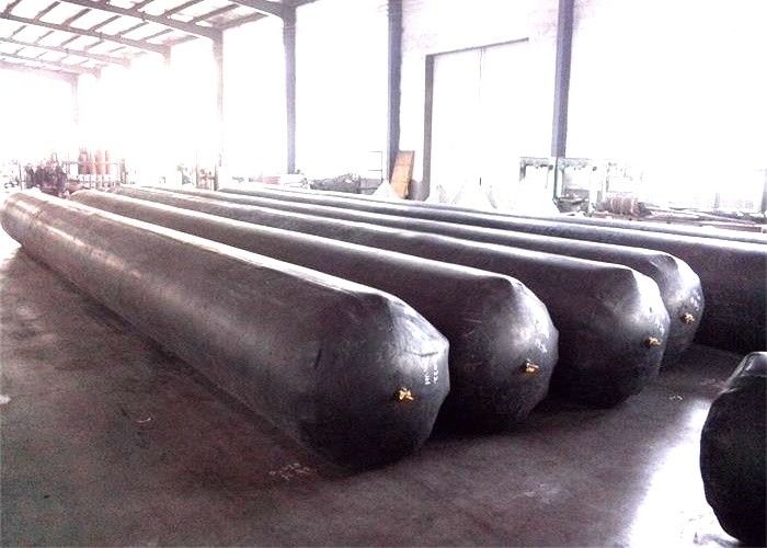 Black Color Inflatable Rubber Balloon Environmental Friendly Tunnel Formwork