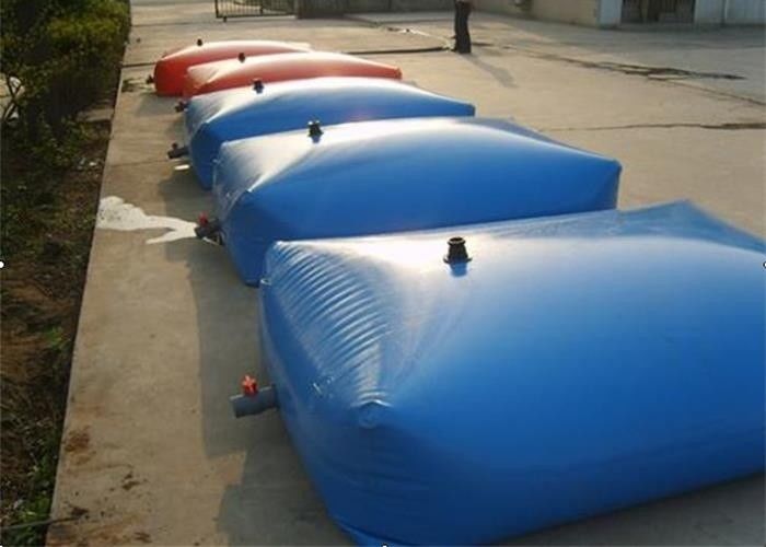 Plastic Wastewater Bladder Storage Tanks , Large Water Bladder Light Weight