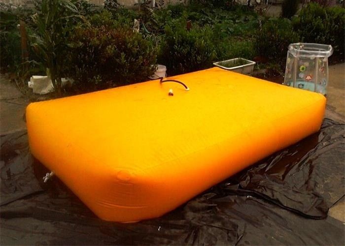 Portable Water Storage Bladder , Soft PVC Pillow Tanks Water Storage Easy Operated