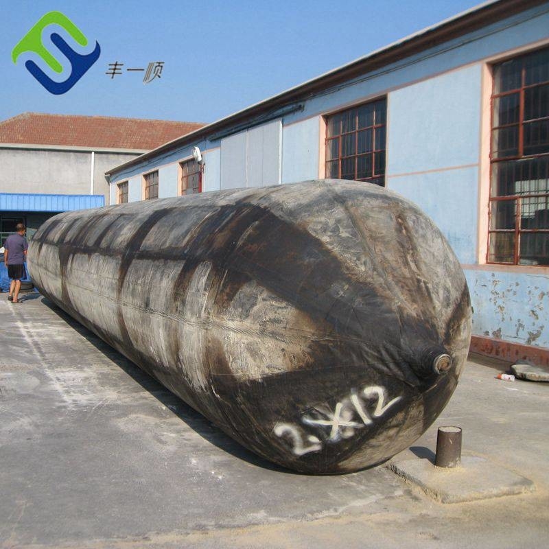 Natural Rubber Marine Salvage Lift Bags Parachute Open Bottom Underwater Air Lifting