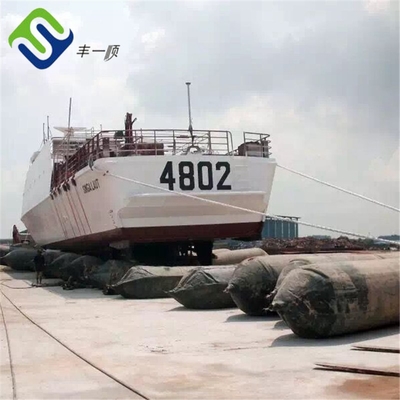 Marine Ship Houseboat Vessel Pontoon Pulling Moving Launching Salvage Inflatable Tubes Rubber Airbag