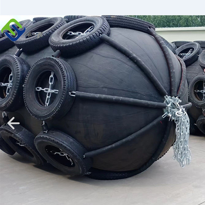 LNG Ship Dock Floating Marine Rubber Yokohama Pneumatic Fender With BV Certificate