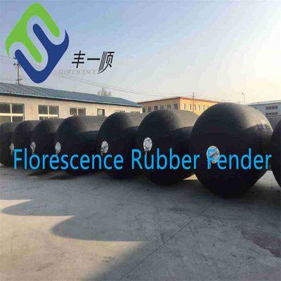 Marine Floating Pneumatic Rubber Fender With Used Tire And Chain Net