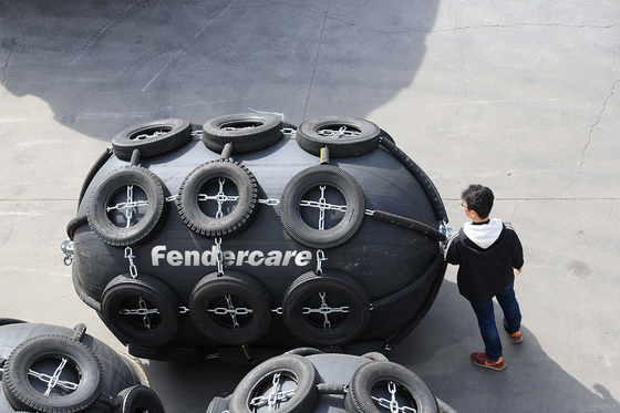 Fendercare D2.0L3.5m Pneumatic Rubber Fender With BV Certificate