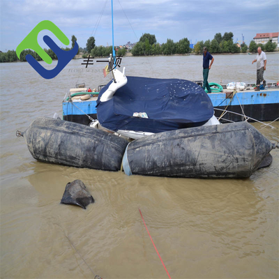 ISO 14409 Black Marine Airbags Ship Launching Airbag Culvert Application