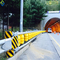 Traffic Safety ISO EVA Buckets Rolling Guardrail PU PVC Roller Barrier For Highway