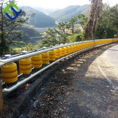 Roadway Traffic Safe Rolling Type Safety EVA Roller Barrier Roller Crash Barrier