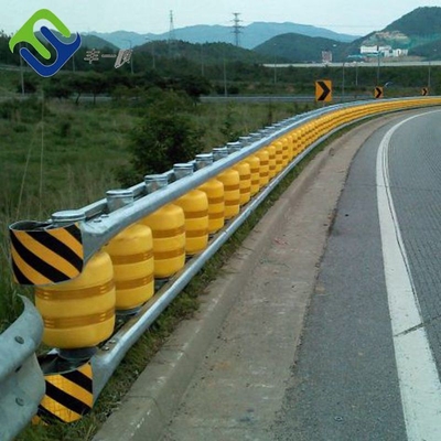 Roadway Traffic Safe Rolling Type Safety EVA Roller Barrier Roller Crash Barrier