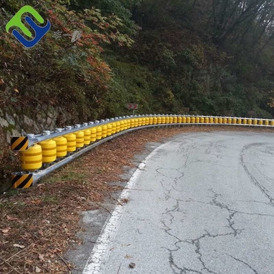 Roadway Traffic Safe Rolling Type Safety EVA Roller Barrier Roller Crash Barrier