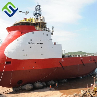 Inflatable Marine Lifting Salvage Rubber Airbags for Ship Launching Docking