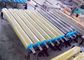 Smooth Surface Rubber Coated Conveyor Rollers , Industrial Rubber Rollers No Swelling