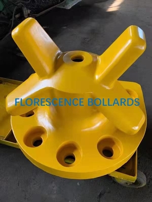 Cast Iron Marine Mooring Bollard Tee Head Type ISO Standard