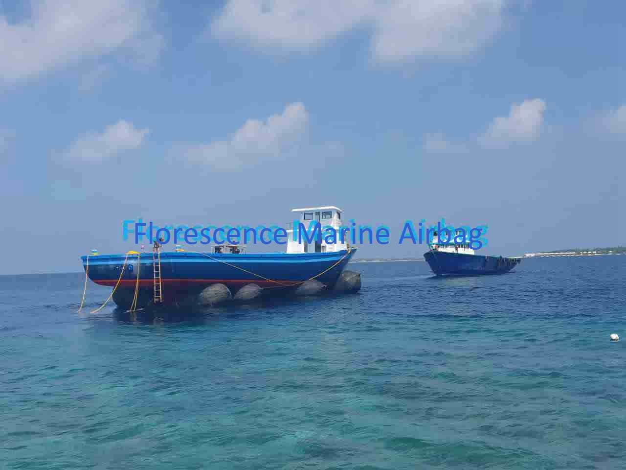 Marine Rubber Ship Launching Airbag For Ship Landing and Salvage