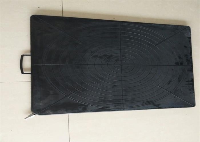 Black Color Emergency Lifting Cushion , Industrial Lifting Bags Abrasion Resistance