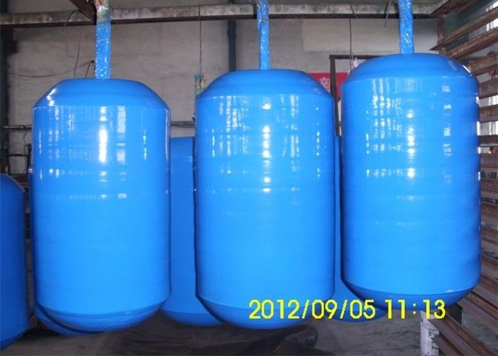 Anti Collision Marine Pier Fenders , Polyurethane Large Round Boat Fenders