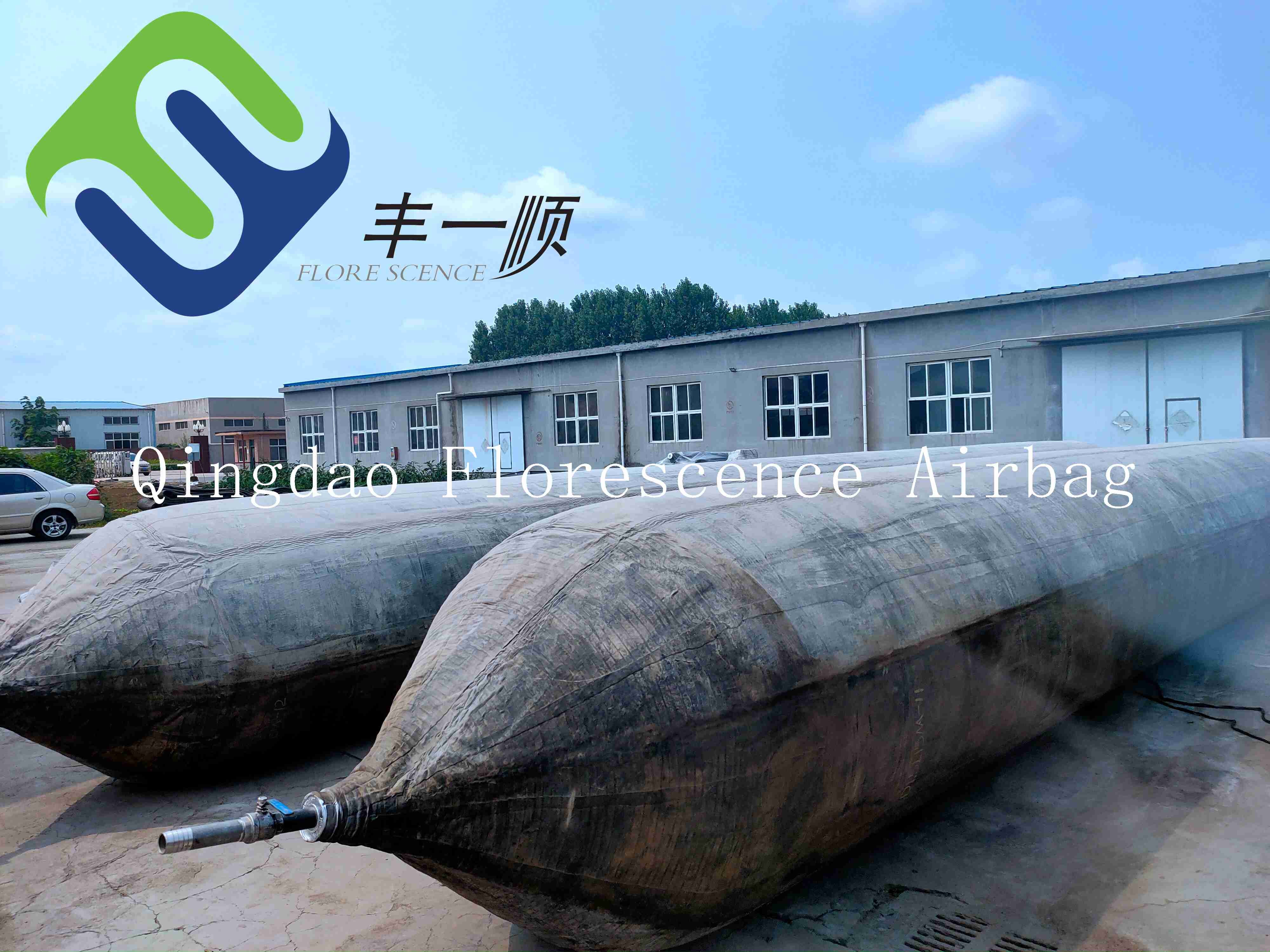 Lifting Balloon Boat Floating Marine Rubber Airbag 1.5*15m 8 Layers