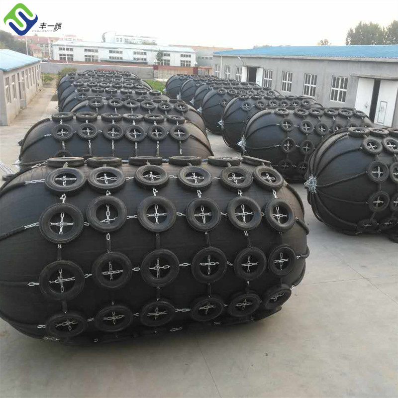 Natural Rubber Pneumatic Rubber Fender Customized Size For Dock