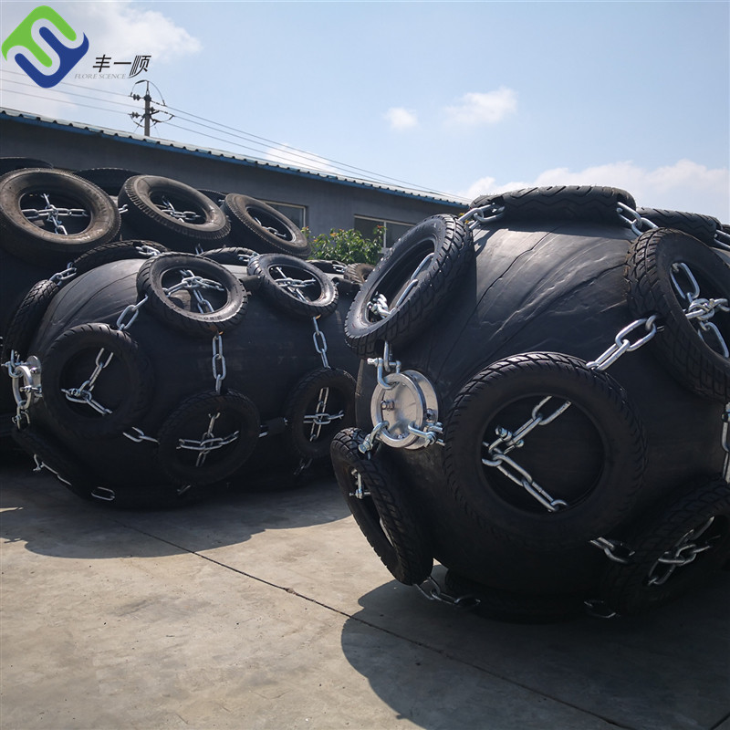 Natural Rubber Pneumatic Rubber Fender Customized Size For Dock