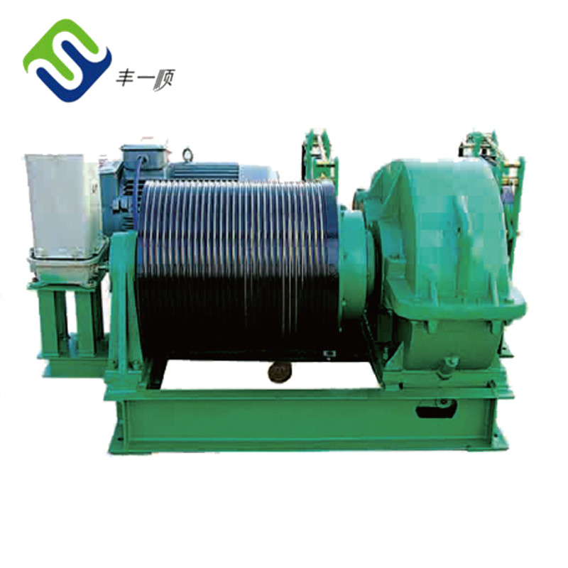 Stainless Wire Rope Pulling Electric Marine Shipyard Winch 30T