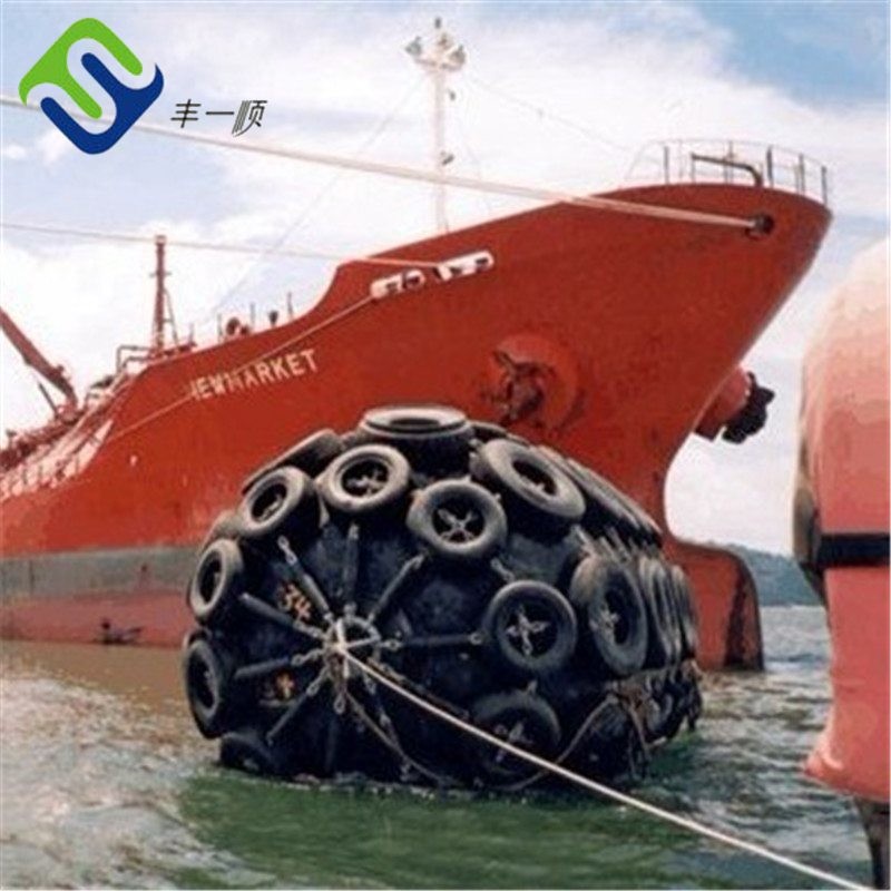 Anti Collision Yokohama Ship Rubber Fender With Chain And Tyres
